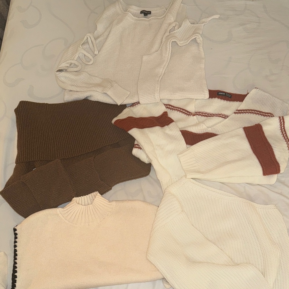 Lot of 5 sweaters